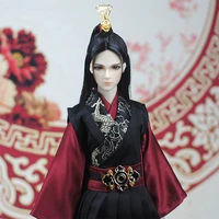 miwu 16 bjd doll chinese ancient costume samurai suit mechanical joint body 30cm male bjd doll accessories sd msd toys gifts