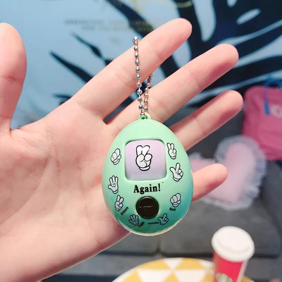 Угадай яйцо камень ножницы ткань игра Яйцо Брелок Подвеска капсула