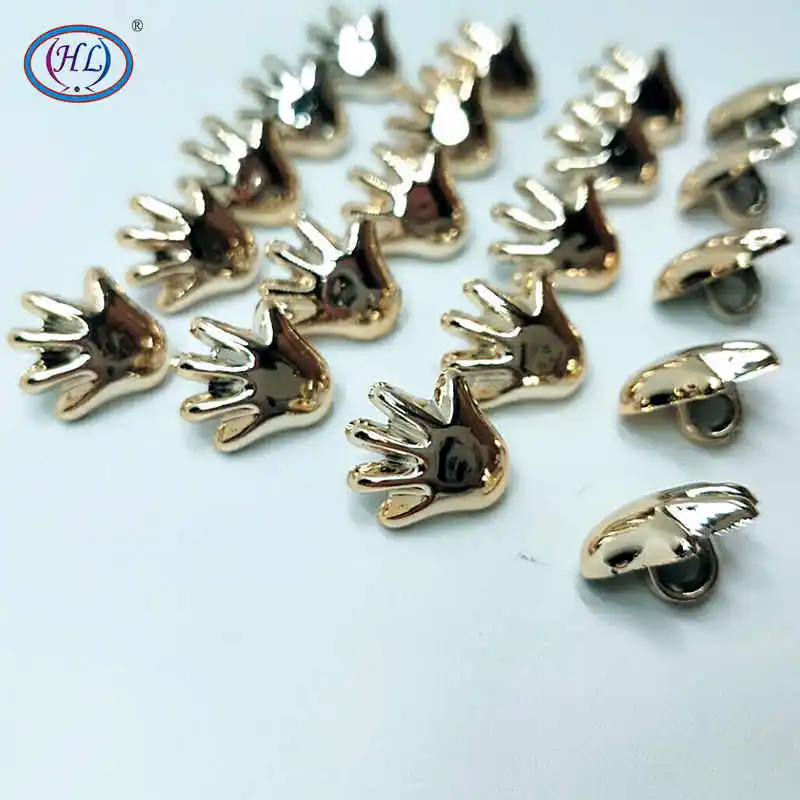 Рекламные Hl мм пластиковые Плакированные кнопки форме ладоней Швейные