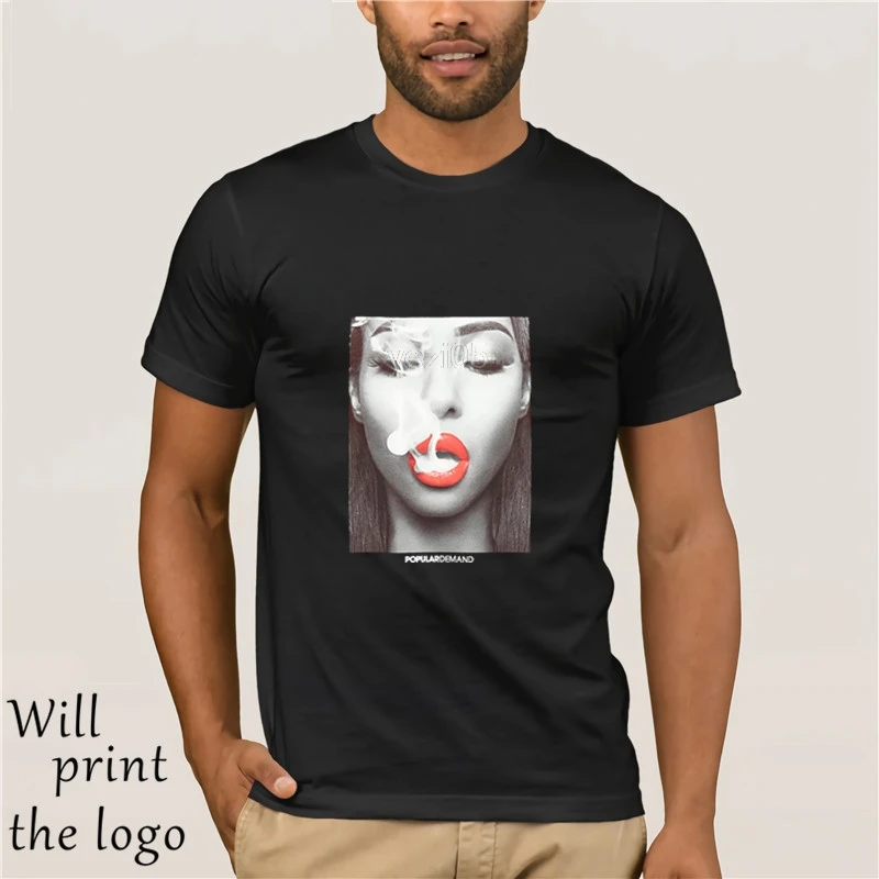 Популярный товар дым Красная футболка |