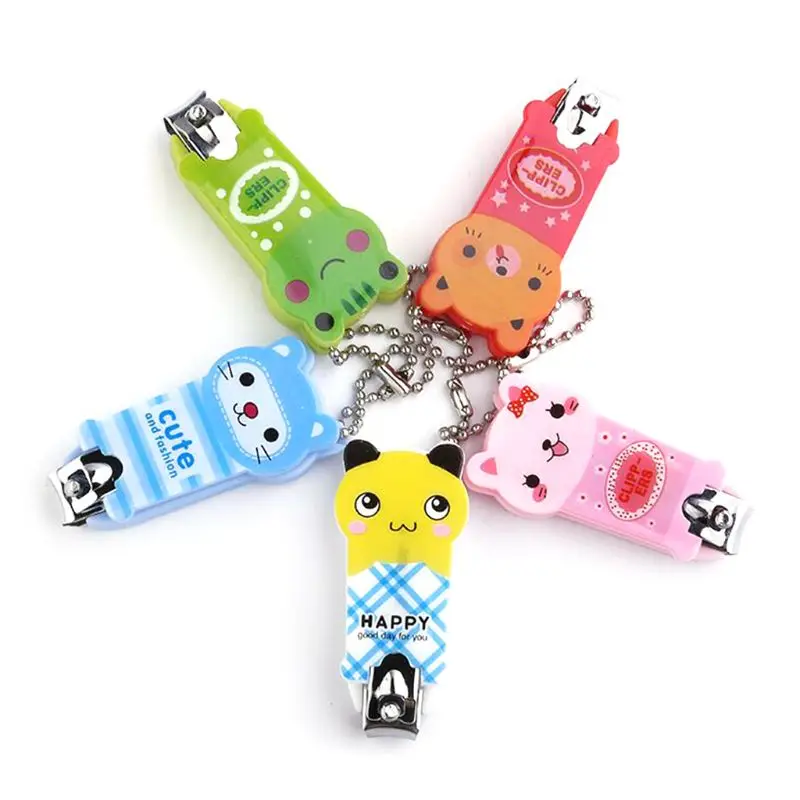 

Creative Mini Nail Clippers Pedicure Manicure Trimmer Cutter Lovely Cartoon Animal Shape Plastic Comfort Grip Handled Scissor Wi