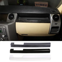 new abs black for land rover discovery 3 lr3 2004 2009 car glove box storage compartment panel trim strip car accessories