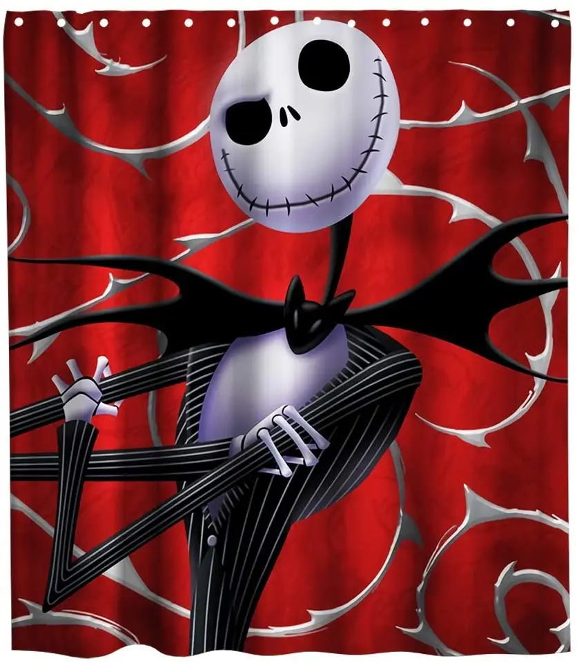 

Занавеска для душа «ковер перед Рождеством», черная, белая, красная, фиолетовая