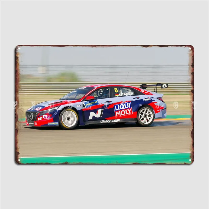 

Металлический плакат Luca Engstler для гонок, постер для рисования, декор для клуба, дома, клуба, бара, жестяной плакат