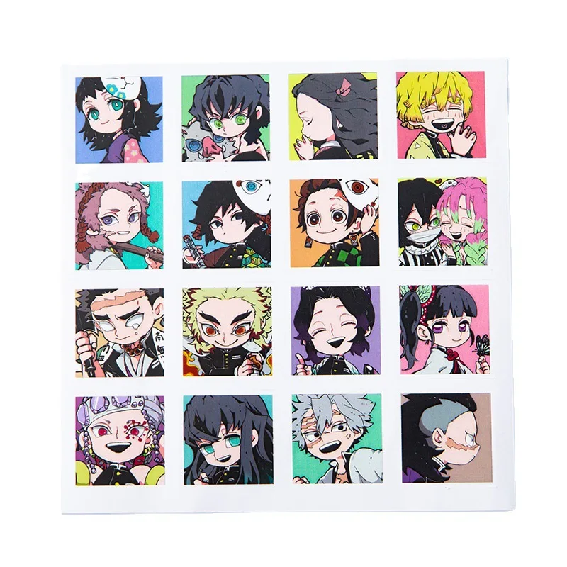 

1pcs Demon Slayer Stickers Adhesive DIY hand book sticker waterproof for stick mobile phone cup computer Notepad