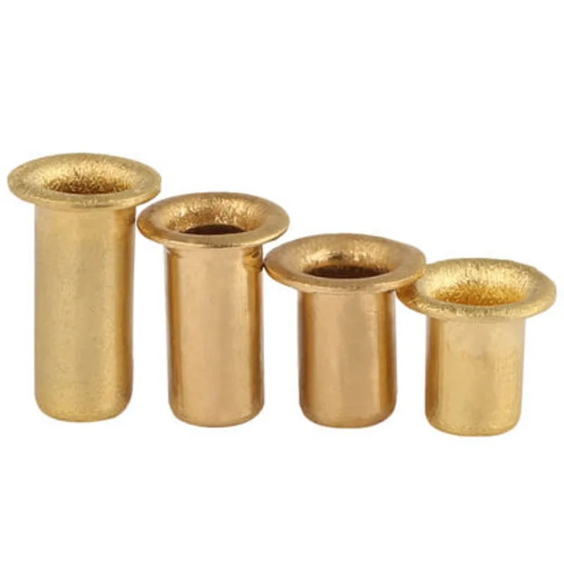 M6 Copper Brass Vias Rivet Nuts Through Hole Rivets Hollow Grommets DIN 7340 GB 876 | Обустройство дома