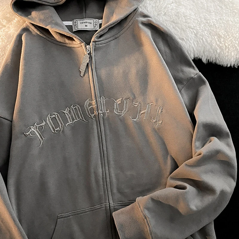Новинка 2021 свитер с надписью y2k толстовка на молнии Женский Осенний тонкий