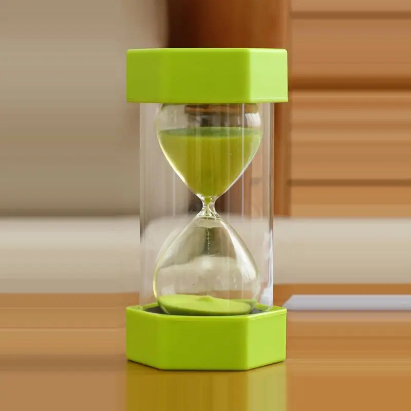 

Desktop Sand Clock Timer 10/15/20/30/60 Minutes Children's Striking Hourglass Timer Home Decoration