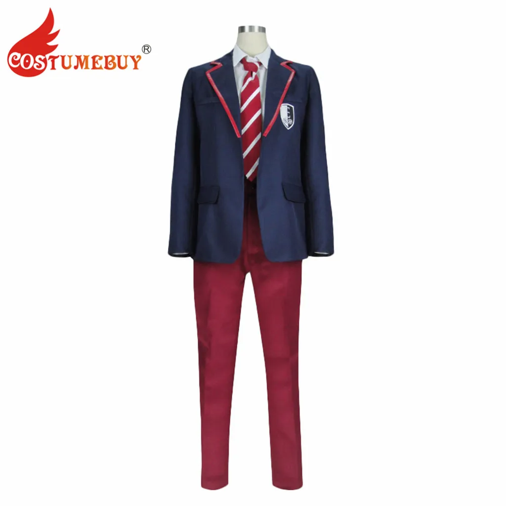 

Elite Season Mens Uniform Costume Elite Las Encinas School Uniform Suit Outfit Custom Made L921