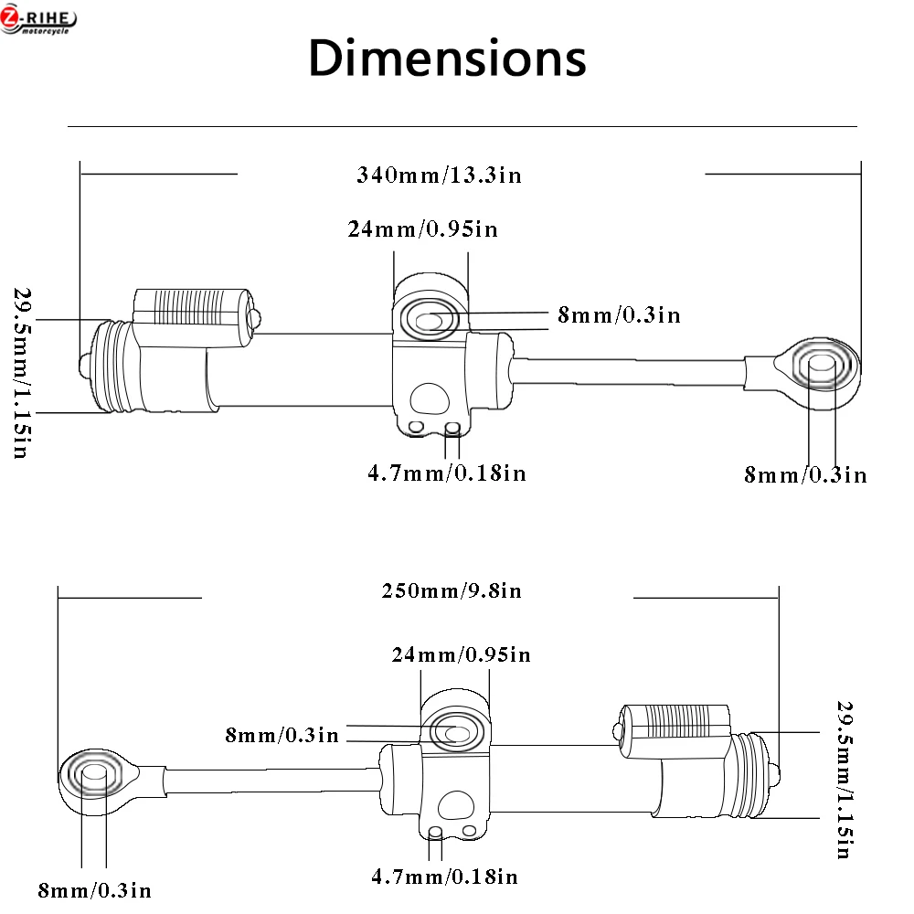 Аксессуары для мотоциклов стабилизатор демпфер монтажный кронштейн рулевого