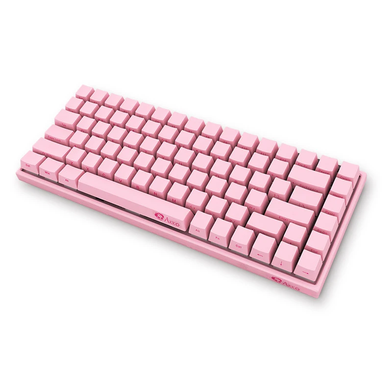 Pink AKKO 3084 Механическая игровая клавиатура Cherry MX Switch Compact 84 клавиши 85% PBT type-C USB порт легко брать - Цвет: Pink