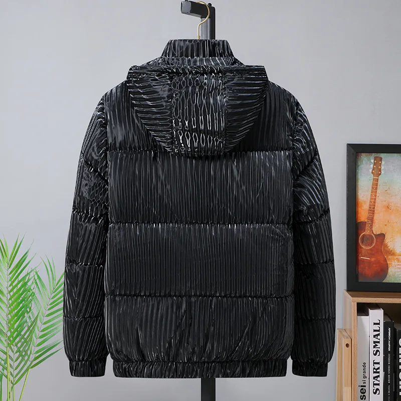 2021 New Parkas Winter Jackets Men Bubble Padded Jacket Thickened Warm Hooded Coats Male Fashion Casual Outerwear Plus Size 9XL