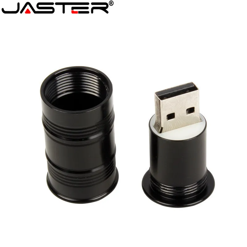 JASTER металлический масляный бак USB флеш-накопители масляная бутылка pendrive 64 ГБ 32 16 8