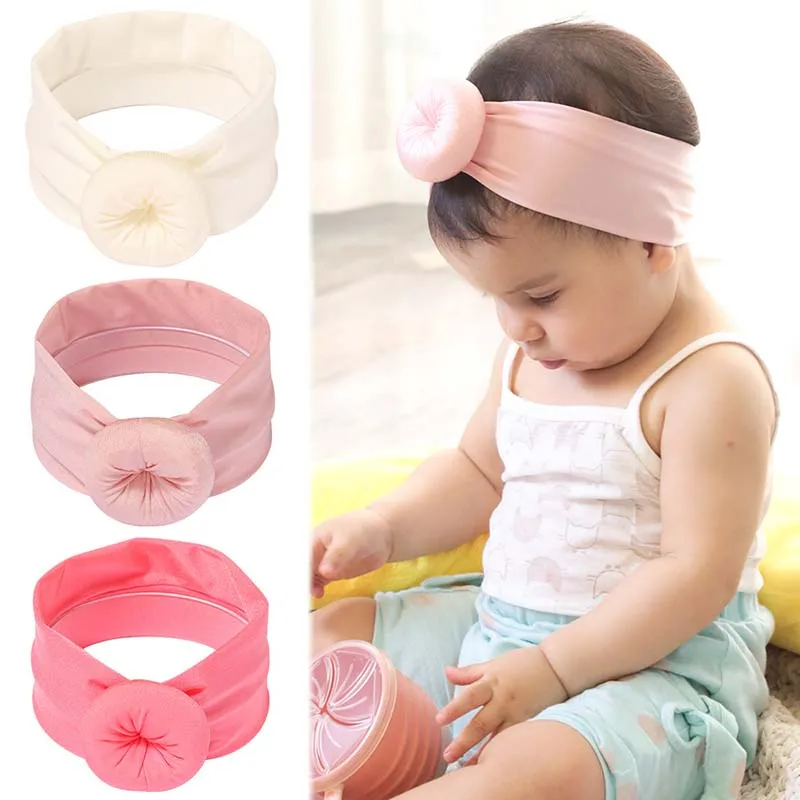 

Colorful New 0-6Y Newborn Infant Kids Girls Nylon Bow Hairband Headband Stretch Turban Knot Head Wrap Headwear Gifts