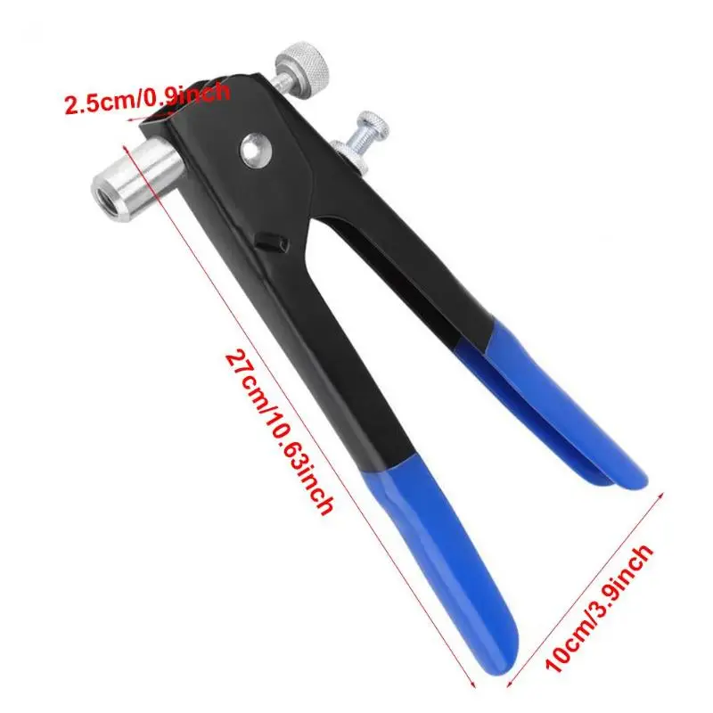 

86pcs M3-M8 Hand Riveter Nut Rivet Gun Threaded Insert Rivet Tool with Rivnut Nutsert Riveting Kit for Household Repair Tools