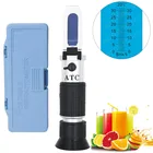 Розничная коробка, рефрактометр Brix 0  32%, оптический измеритель содержания сахара, пищевых напитков, ATC, тестер содержания сахара для фруктов, овощей, сока
