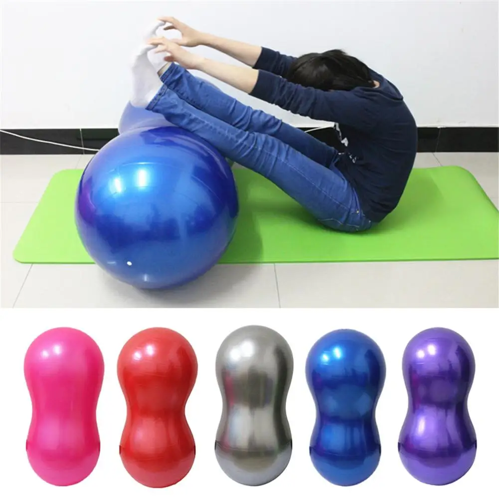 

Thickening Explosion-proof Capsule Pilates Ball Massage Rehabilitation Training For Elderly Fitness Yoga Peanut With Pump