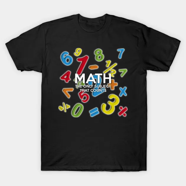 Мужская футболка Math. Единственный предмет который считается женская | одежда