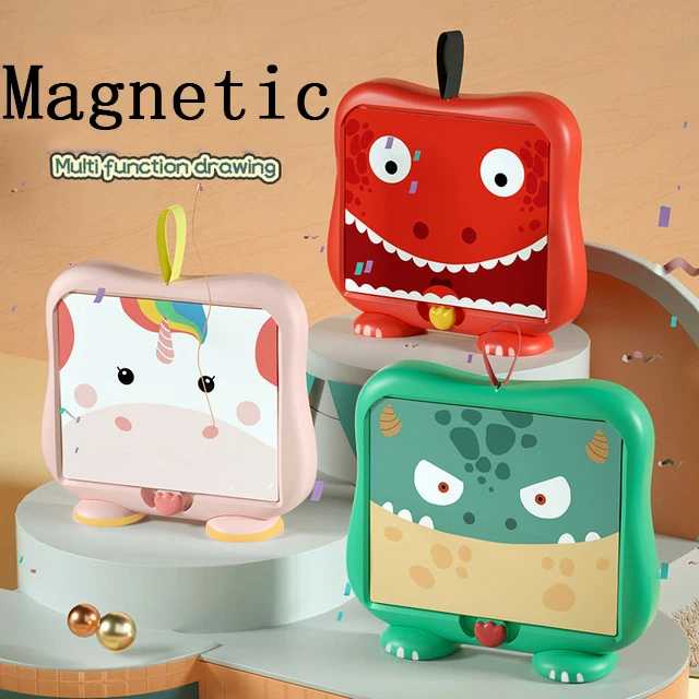 

Магнитная доска для рисования, мультяшный рисунок для детей, доска для граффити для рисования, Дошкольный инструмент, игрушки для рисования
