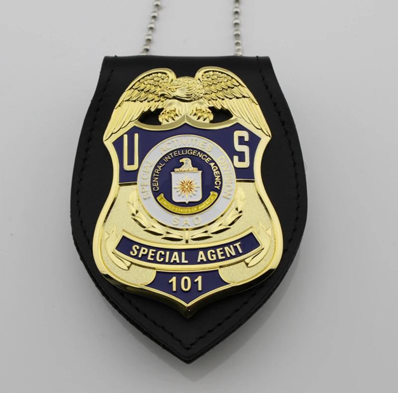 Специальный агент Отдела специальных мероприятий США № 101 Pin назад с зажимом для