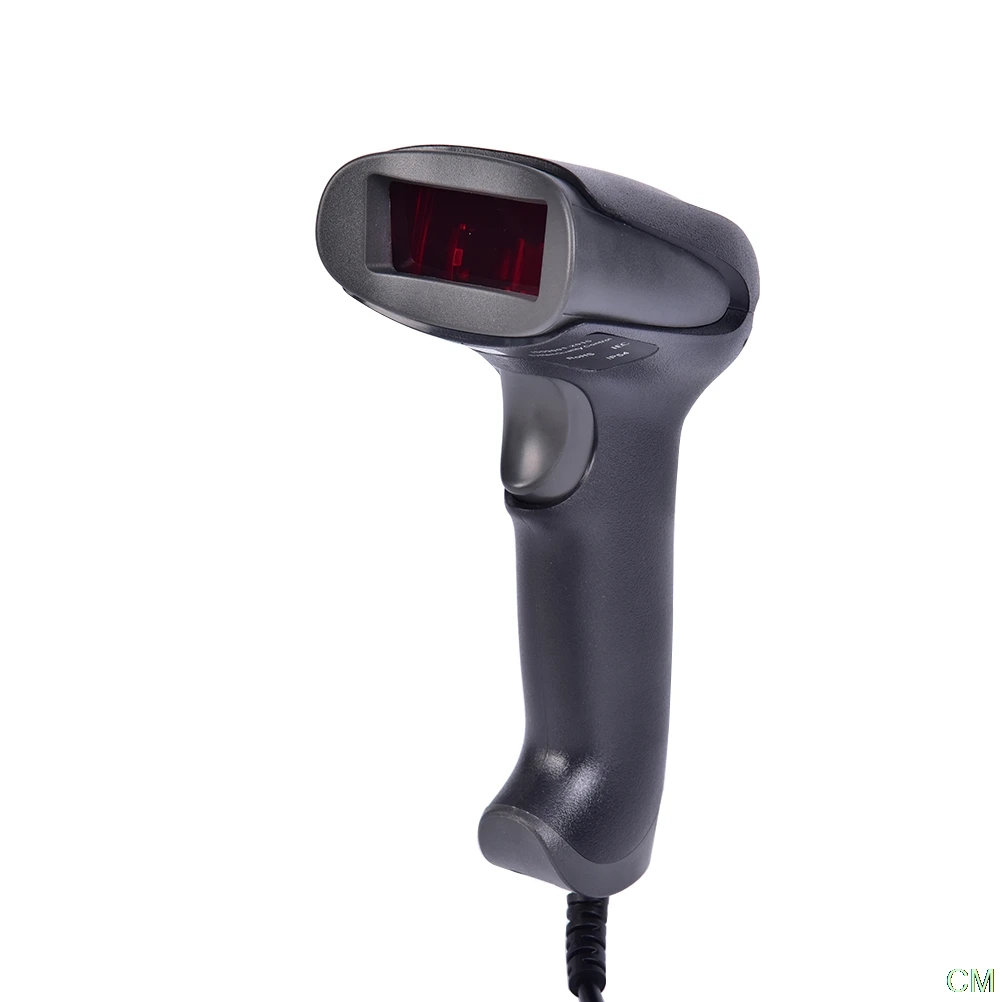 Портативный USB лазерный сканер проводной считыватель штрих кодов ручной для POS