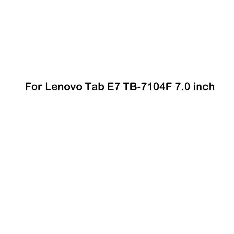 Lenovo Tab E7 7104 Прозрачный мягкий планшетный чехол для lenovo Tab P10 E10 E7 E8 M10 силиконовый чехол ТПУ задняя крышка lenovo Tab 2 3, 7, 8, 4 10 плюс X104 X605 X705 - Цвет: Lenovo Tab E7 7104