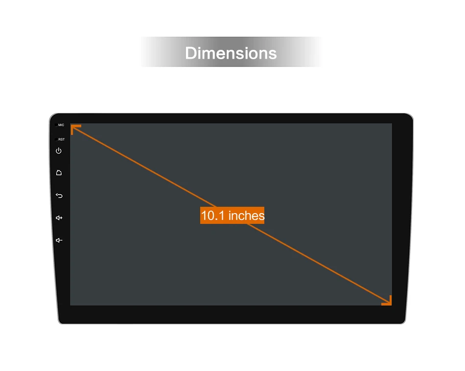 $175.38 4G RAM car multimedia player 1din/2din android 10.0 car radio for universal car gps navigation BT FM AM RDS wifi carplay swc dsp