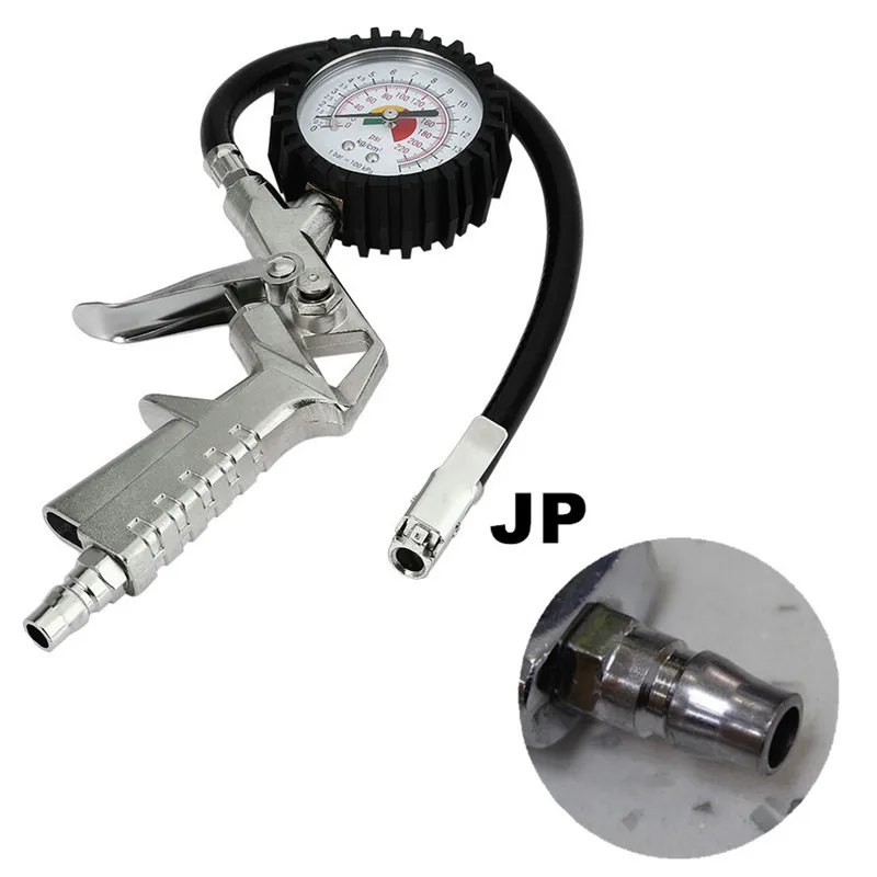 

Tire Pressure Gauge For Car Motorcycle SUV Inflator Pumps Tire Repair Tools Pressure Gun Type For Air Compressor