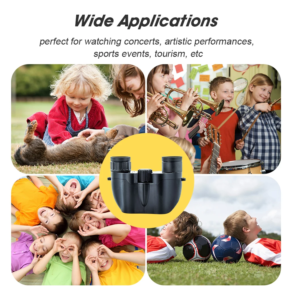 

KKmoon Mini Pocket Size Children's Binoculars 821 High Magnification High Definition Binocular Telescope Portable Binoculars