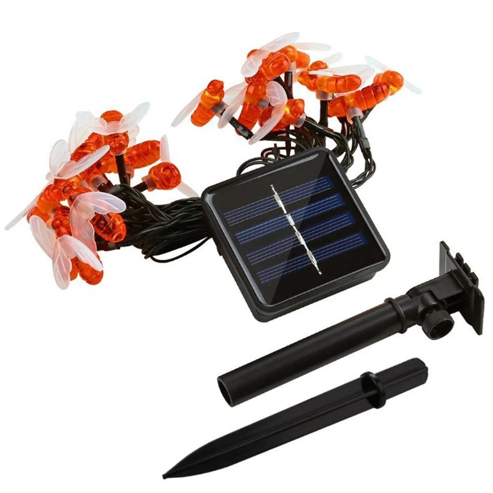 

Outdoor solar bee light 10LED 20LED 30LED garden decoration light holiday decoration light string outdoor christmas decoration