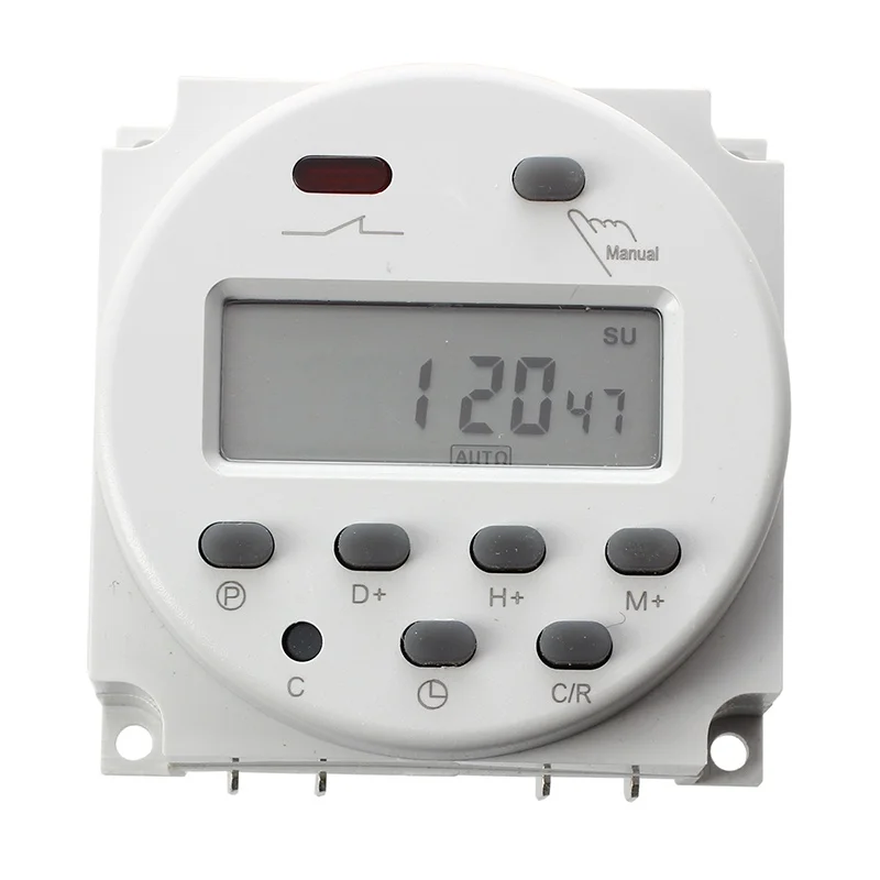 New LCD Digital Control Power Programmable Timer DC 12V 16A Time Relay Switch | Инструменты