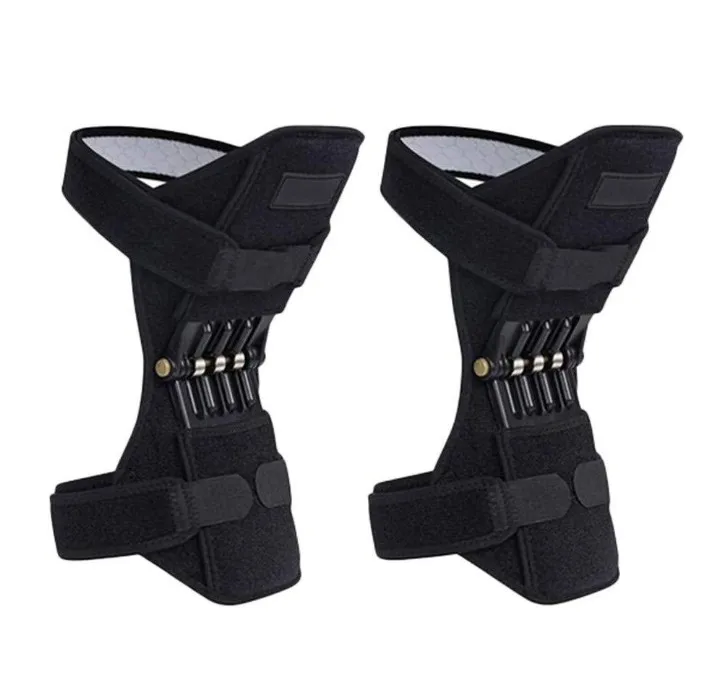 style 2-1 pair Противоскользящие наколенники для поддержки суставов, Защитные Спортивные наколенники, дышащие, 1/2 шт, мощность подъема, мощная сила отскока, наколенник - Цвет: style 2-1 pair