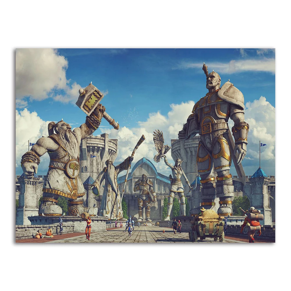 Картина на холсте Долина героев широкий Настенный декор для спальни без рамки