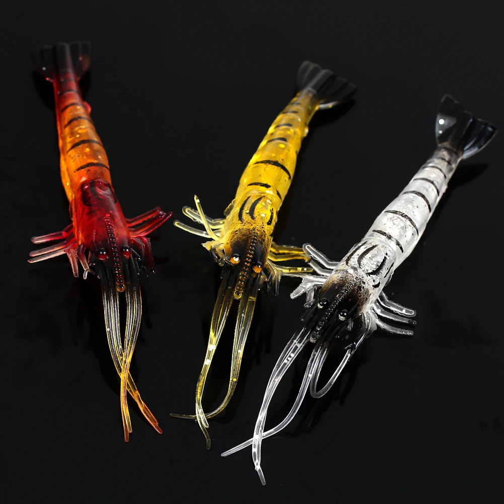 Рыболовная приманка из силикагеля мягкие приманки имитация креветок 10 5 см.