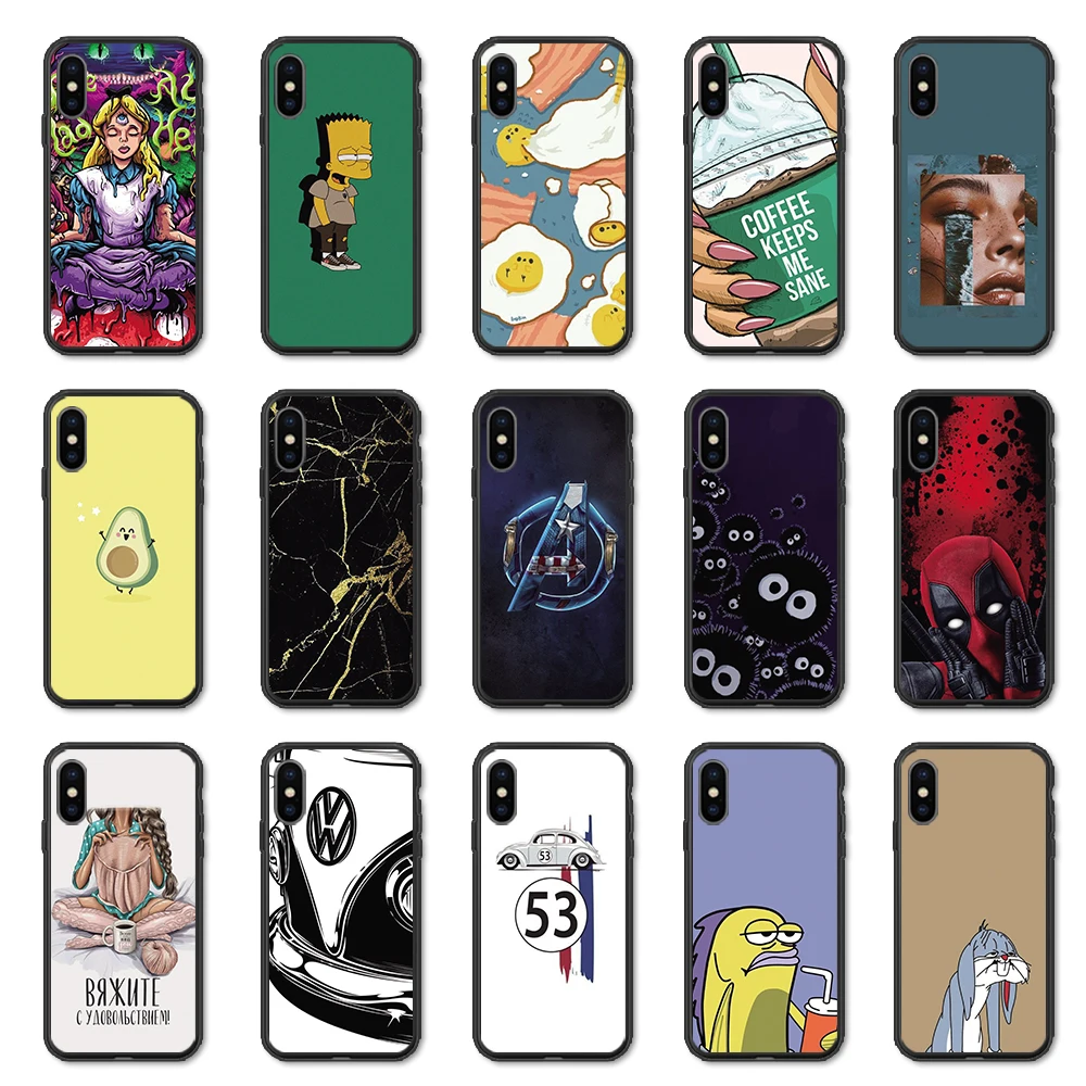 For Xiaomi Redmi Note 8 Case Silicone TPU Soft Cases on Funda Xiomi Coque Note8 Phone Bumper Cover capa cartoon para | Мобильные