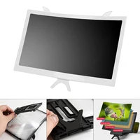 12 inch hd stand enlarged screen 3x mobile phone magnifier projection phone cinema magnifying glass magnifier folding amplifier