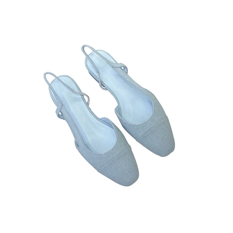 

Summer Women Party Sandals High Heel Female Sexy Pointed Toe Tide Shoes Chunky Heel Thick-Soled Mujer Casual Outdoor Shoes New