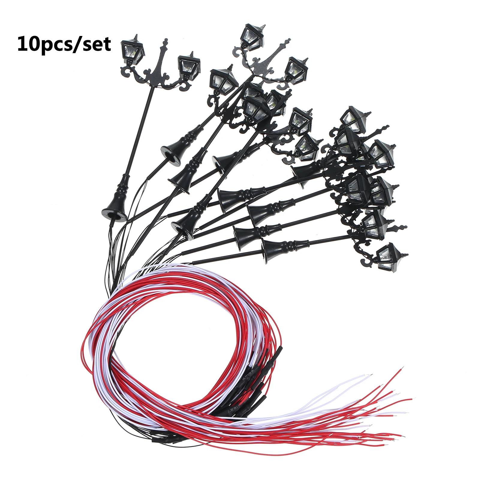 10 шт. теплый белый свет модель поезда лампа FT08 уличные фонари железная дорога для