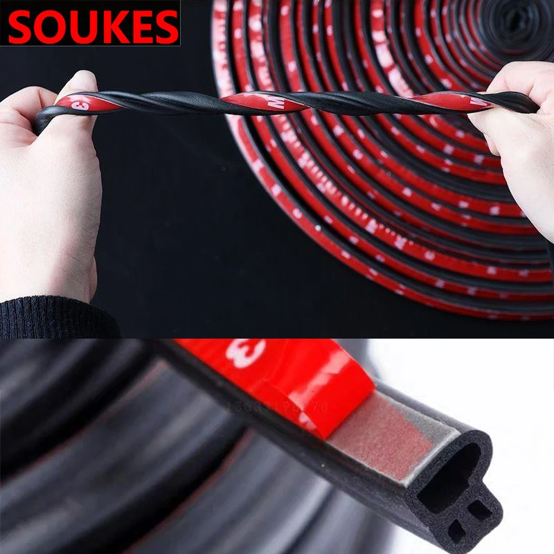 Звукоизоляционное уплотнение для автомобильной двери 5 м Резиновая полоса Audi A4 B7