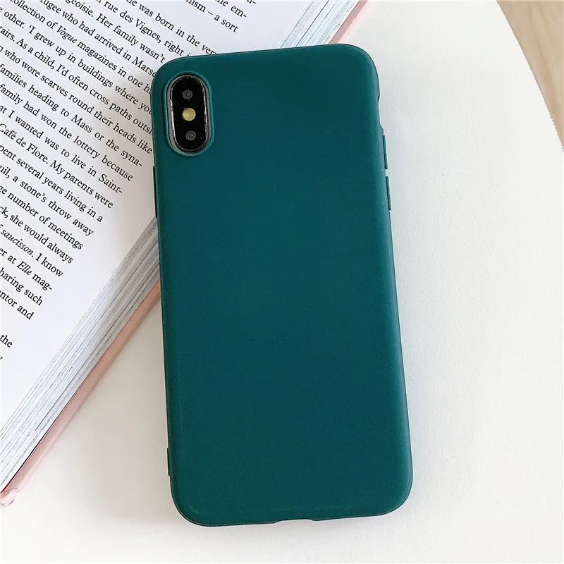 COOLY чехол конфетного цвета для Xiaomi Redmi 4A задняя крышка на Redmi Note 4 оболочка кожа Xiomi Redmi 4X Мягкий ТПУ силиконовый чехол для телефона - Цвет: Dark Green11