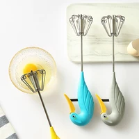 egg beater 304 stainless steel egg whisk semi automatic manual hand mixer self turning egg stirrer kitchen accessories egg tools