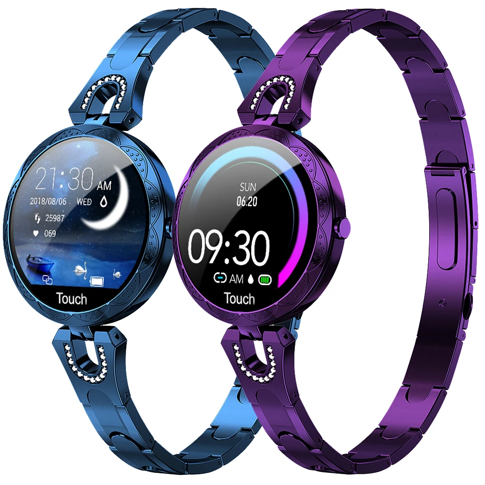 AK15 Смарт часы Роскошные женские спортивные Дамская мода IP67 Водонепроницаемый