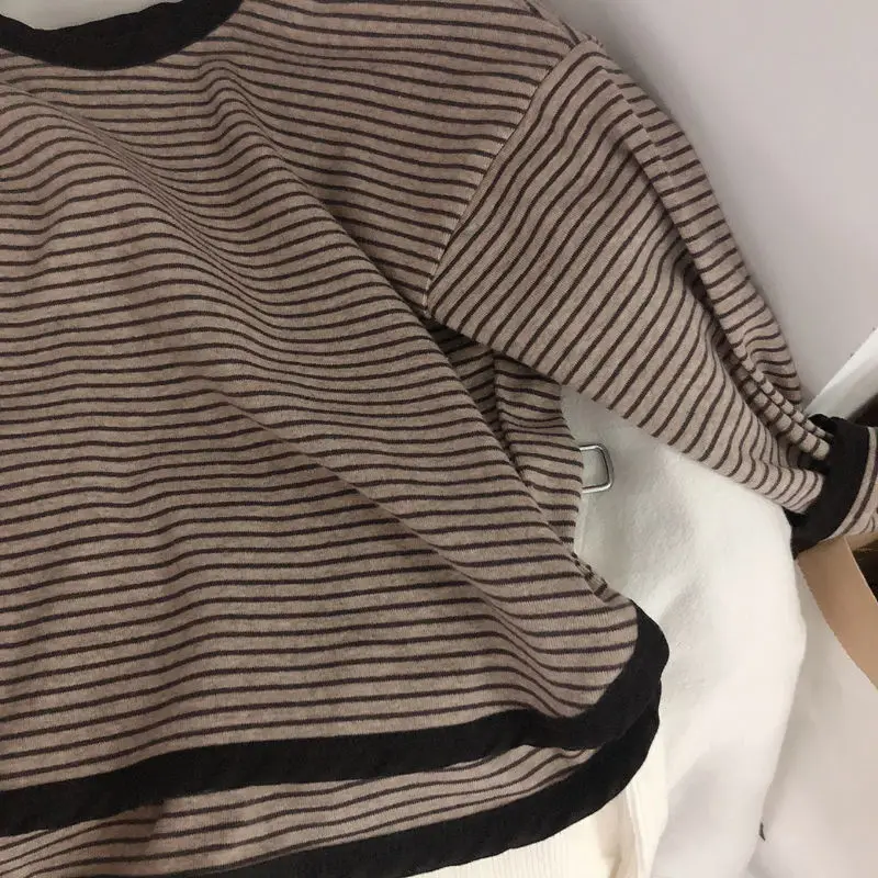 

VIDMID Children's T-shirts autumn new boys' cotton long sleeve bottomed shirt baby girls casual round neck tops fashion P5061
