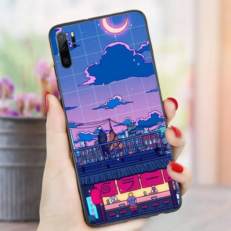 

Art Pixel Aesthetic Phone Case For Huawei honor Mate P 10 20 30 40 i 9 8 pro x Lite smart 2019 nova 5t