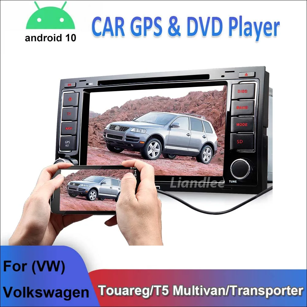Автомагнитола для Volkswagen Touareg/T5 мультифургон/VW Transporter 2004 ~ 2008 Android DSP Carplay авто CD