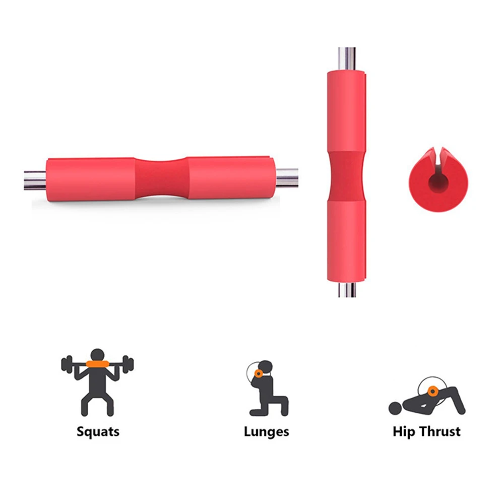 

45*10CM Foam Barbell Pad For Gym Weight Lifting Cushioned Squat Shoulder Back Support Neck & Body Pads Drop Ship