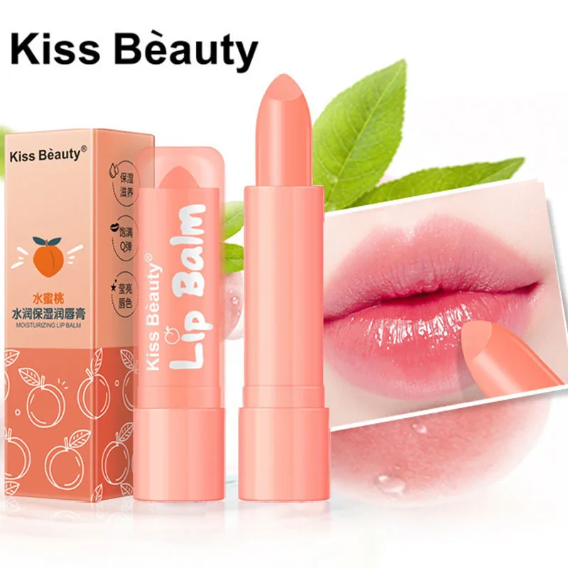 1 шт. персиковый бальзам для губ Длительное Действие питательный - Цена: 72.06