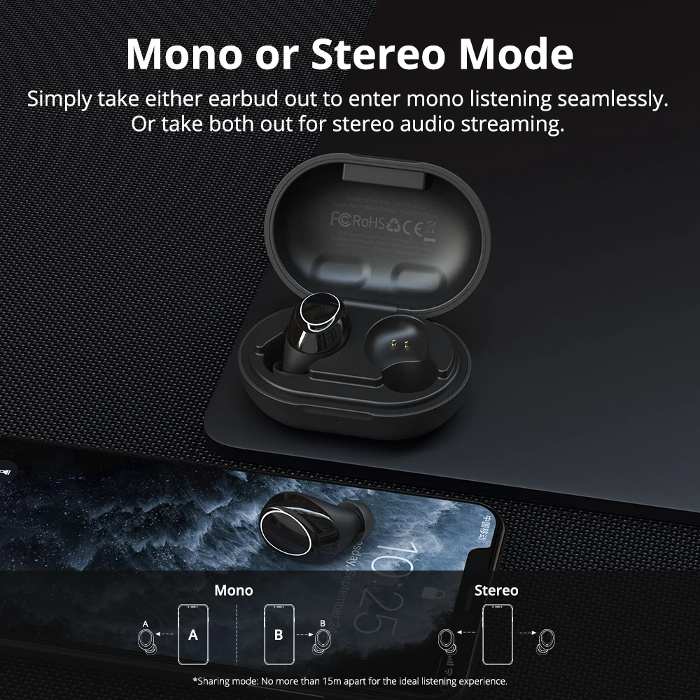 【With устройство док станция Qualcomm chipshiper Tronsmart Onyx Neo Bluetooth 5 0 наушники aptX вкладыши TWS с