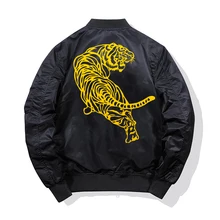 Tiger Bomber Jacket Men Hot Sale Warm Fashion Outwear Brand Coat Design Ma-1 aviator Male Thick Windbreak Jackets