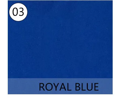 03 royal blue Изготовленный На Заказ Мягкий золотой PU логотип пленка галька теплопередача футболка платье наклейки из золотистой фольги железная одежда золотистые железные виниловые нашивки - Цвет: 03 royal blue